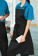 Popper Strap Apron No Pocket